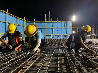 大干快上促生產(chǎn) 求真務(wù)實(shí)保進(jìn)度——新宇公司靈華項(xiàng)目晝夜奮戰(zhàn),跑出施工“加速度”